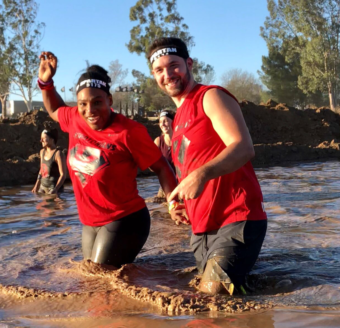 Serena Williams And Her Husband Alexis Ohanian Completed A Spartan Race Together
